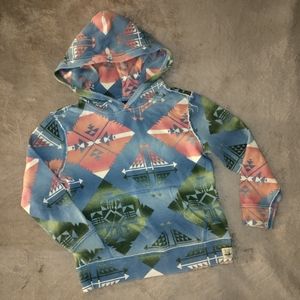Polo RL | Aztec Print Pullover Hoodie Sweatshirt Boys / Kids Size 7